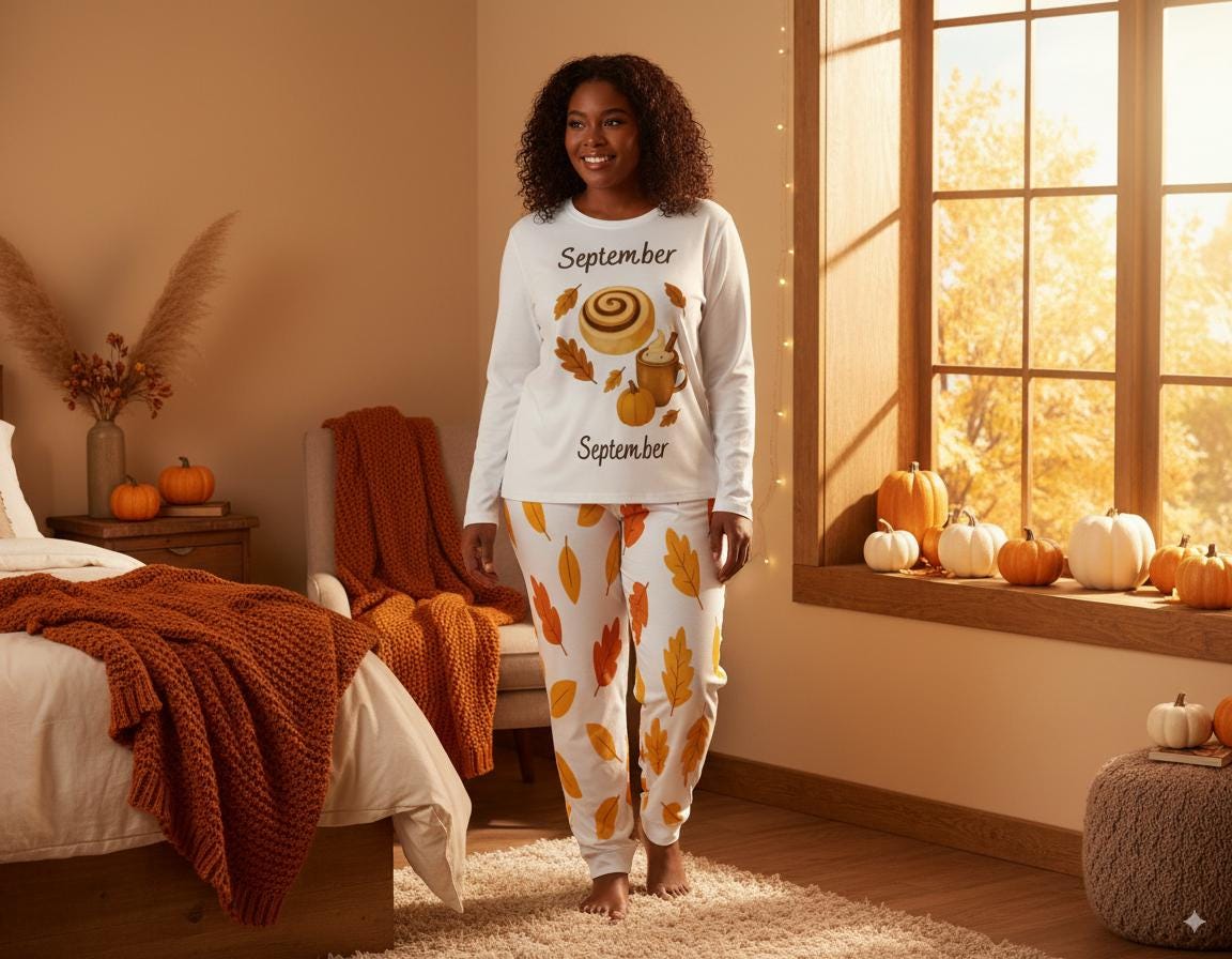 tailles XS-6XL Pyjama femme automne, ensemble deux pièces automne, pyjama long cosy,