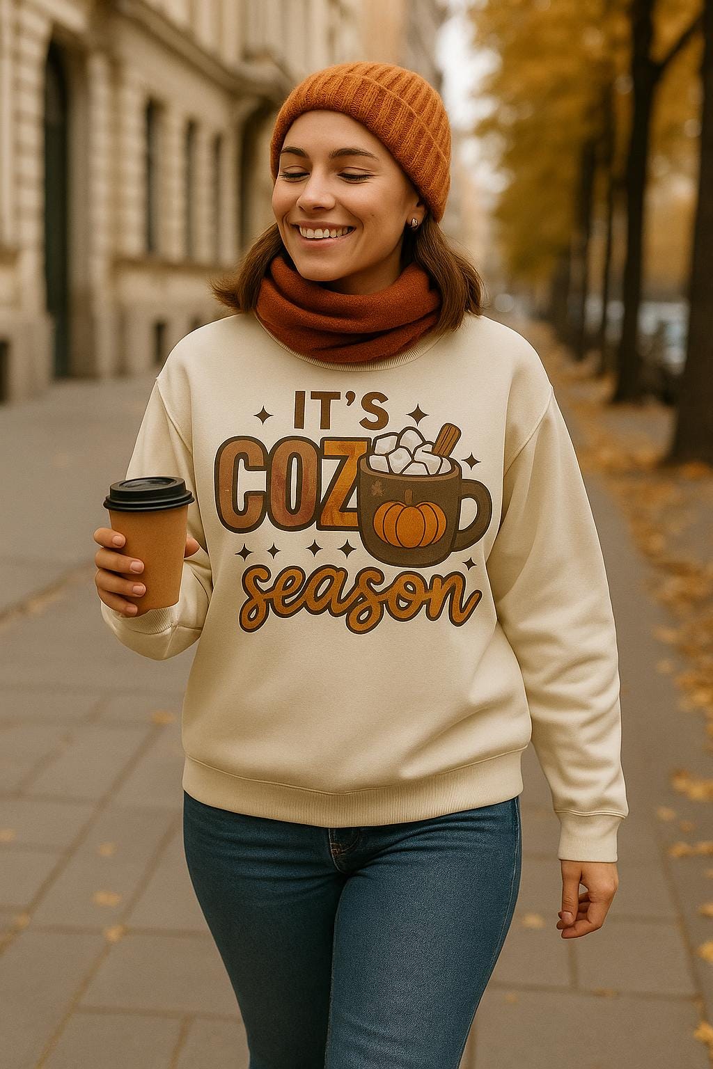 tailles S - 5XL Sweat-shirt Cozy Season | Unisexe Grande Taille Heavy Blend | Mode automne, cadeau, chaleur et confort,