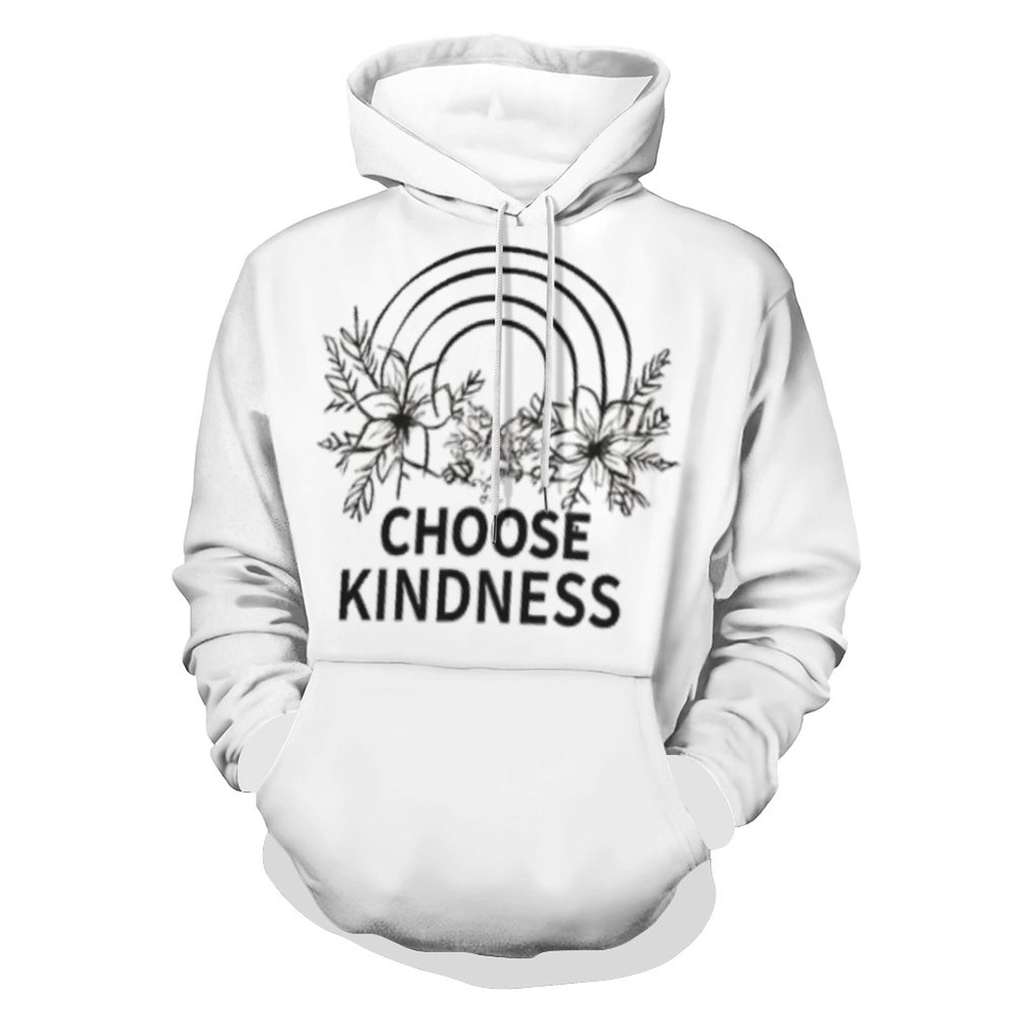 Women's Double-Breasted Hoodie – “Choose Kindness” | Big Smiles