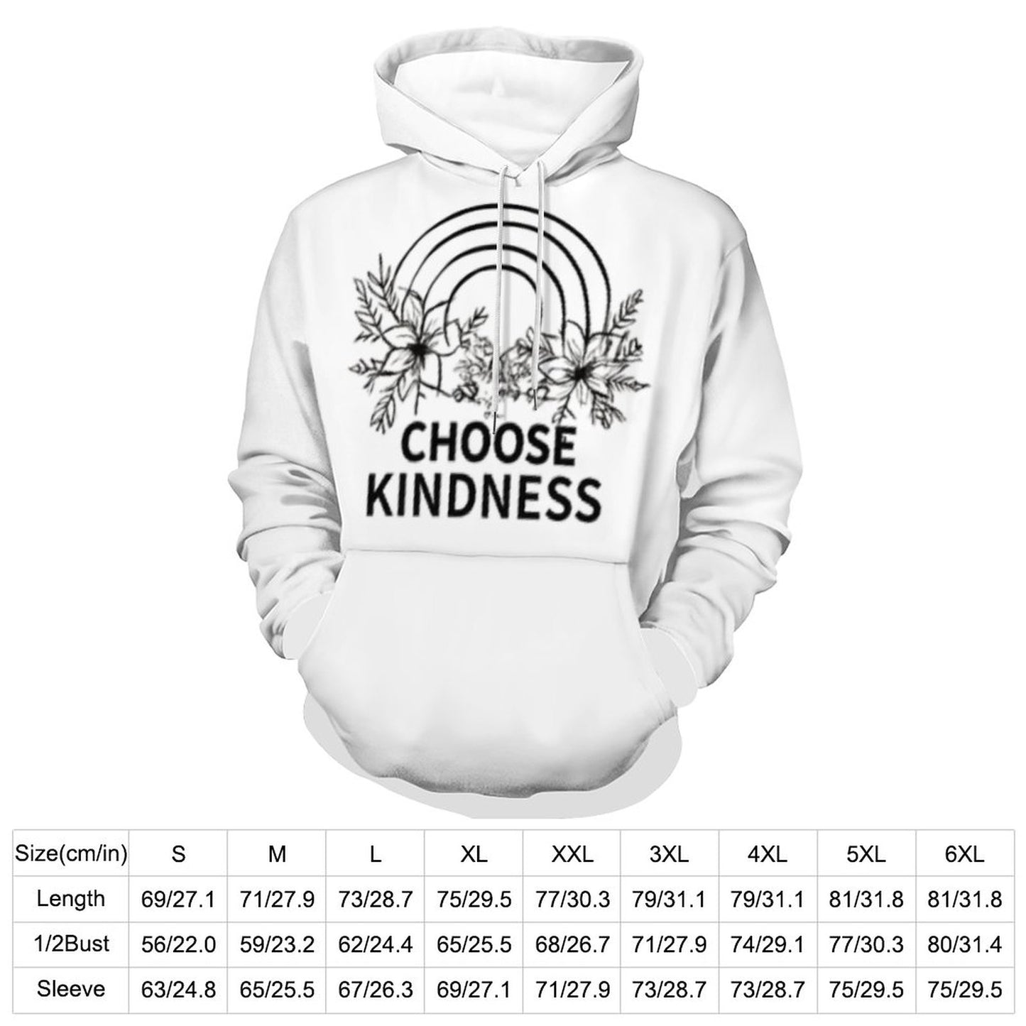 Women's Double-Breasted Hoodie – “Choose Kindness” | Big Smiles