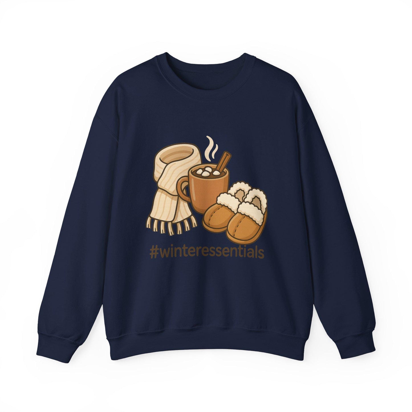 tailles S - 5XL Sweat Winter Essentials | Pull Cozy Unisexe pour Hiver et Cadeau de Noël,