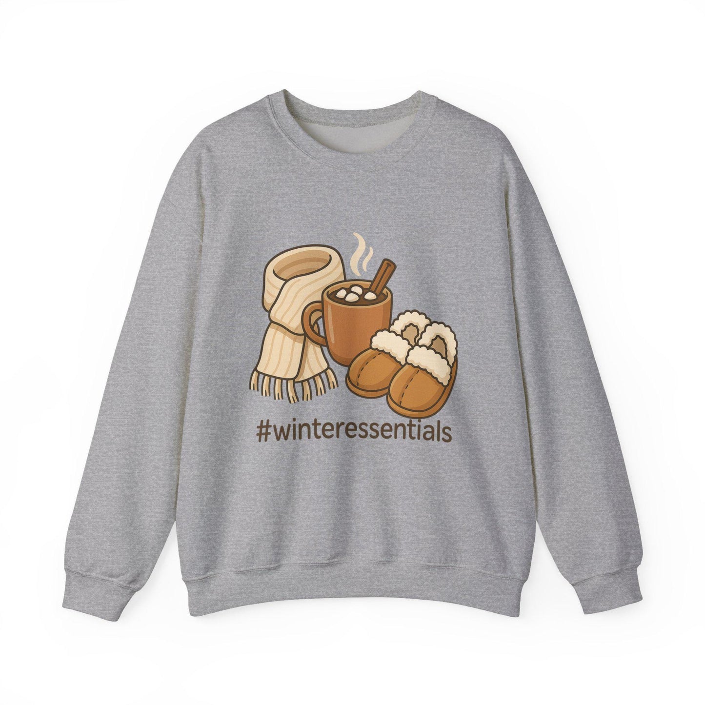 tailles S - 5XL Sweat Winter Essentials | Pull Cozy Unisexe pour Hiver et Cadeau de Noël,