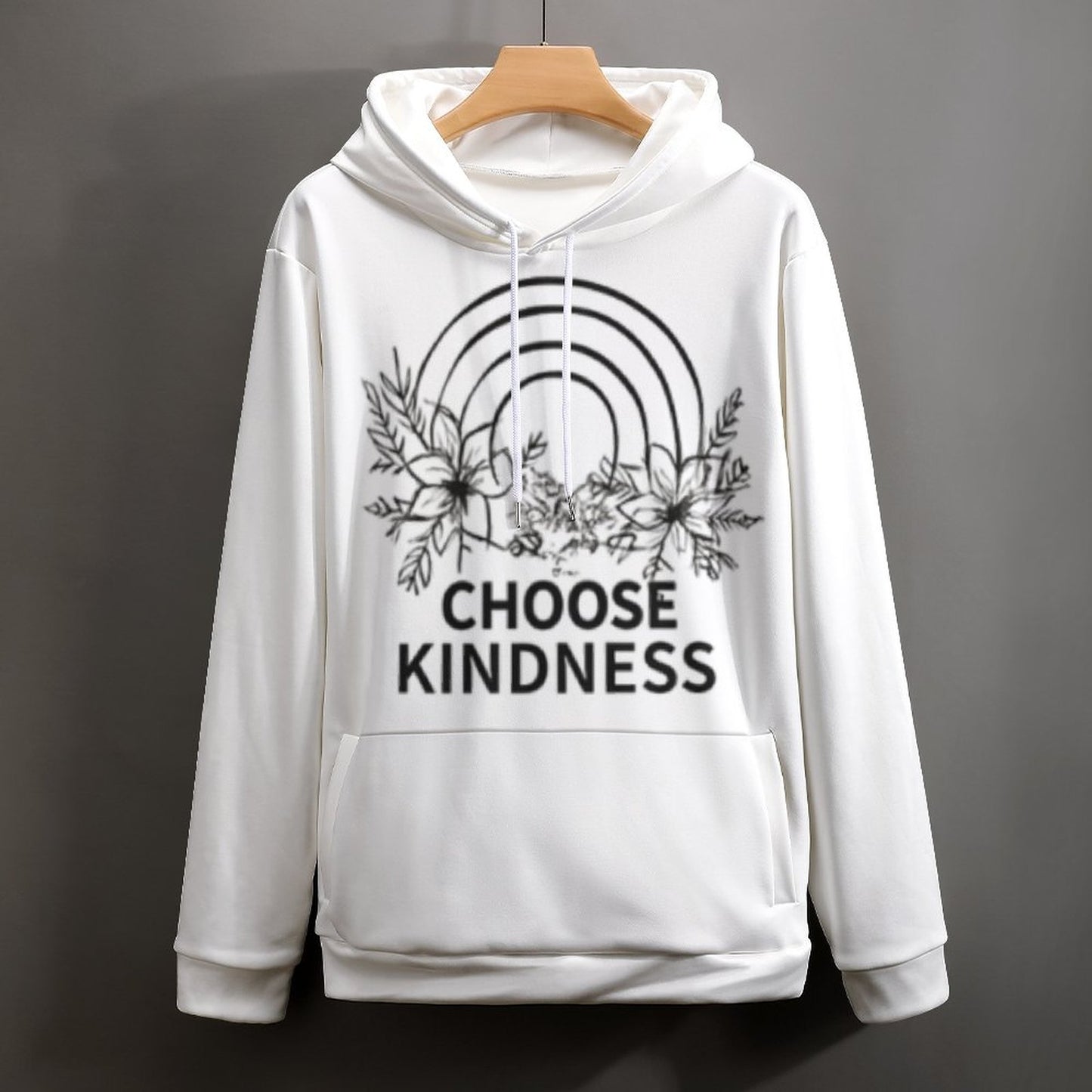 Women's Double-Breasted Hoodie – “Choose Kindness” | Big Smiles