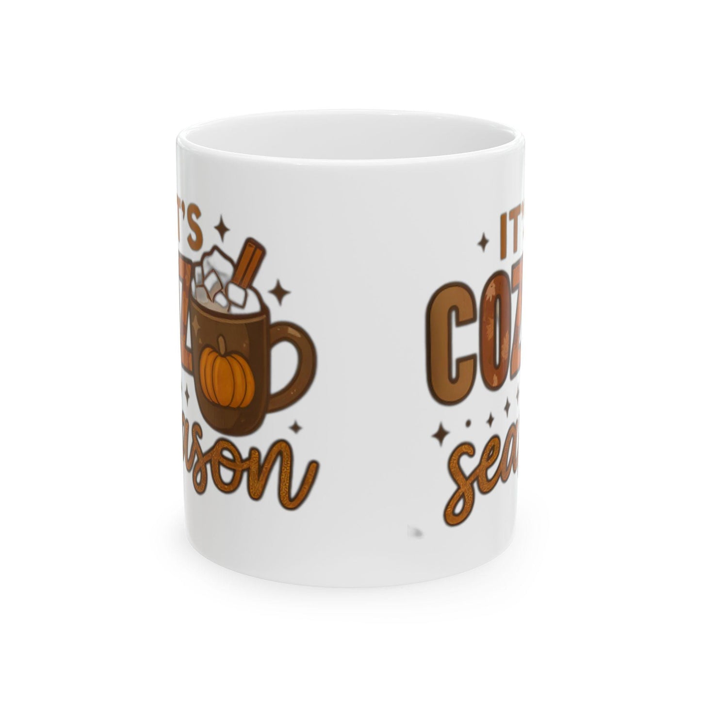 Mug Cozy Season — tasse chocolat chaud d’automne, cadeau citrouille, maison bureau, café Halloween 330ml - 11oz