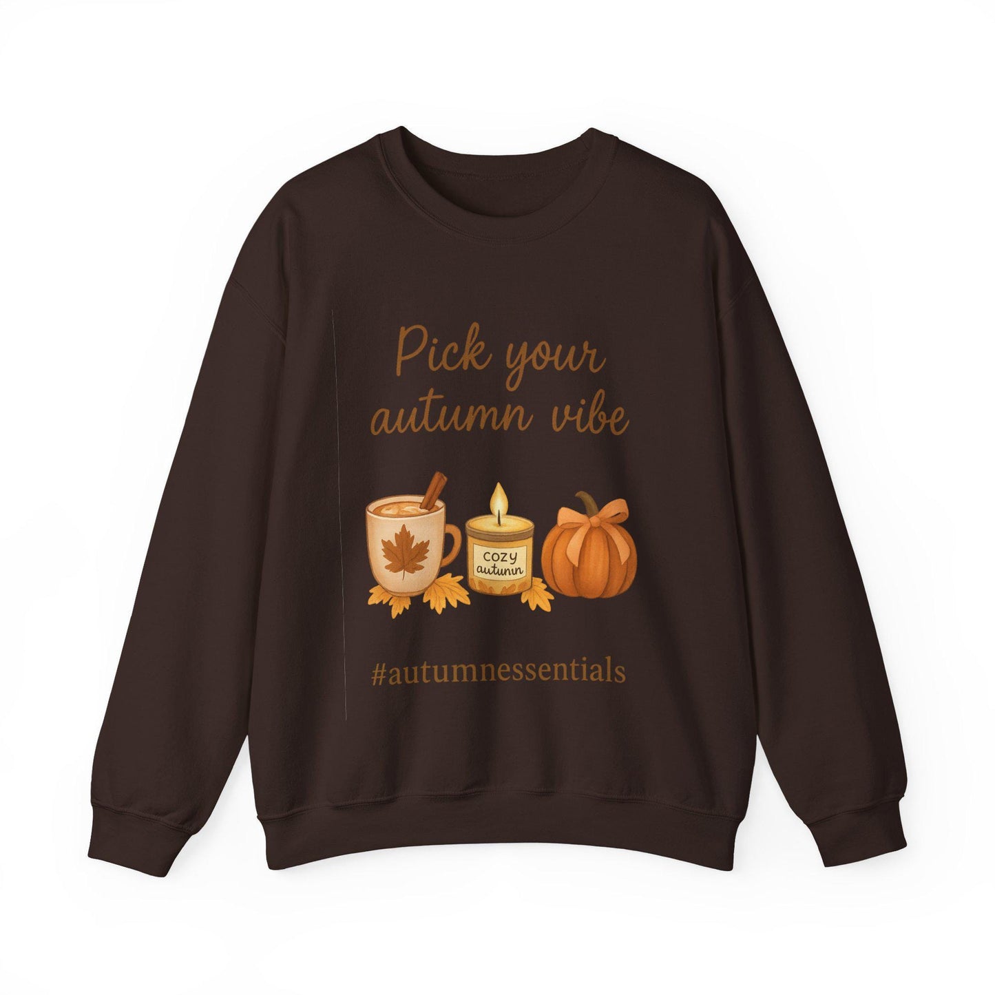 Tailles S - 5XL |Sweat unisexe “Pick Your Autumn Vibe” | Look cosy d’automne | Hygge | Cadeau fan de pumpkin spice | #autumnessentials