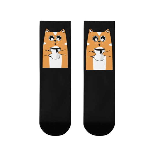Chaussettes « Dog Lover » – crew imprimées chien mignon, cadeau fun & cosy