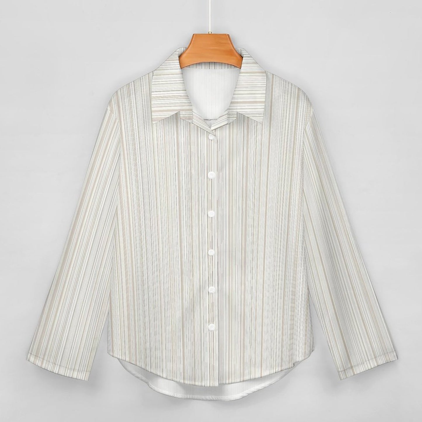 Chemise à ourlet asymétrique imprimée – légère & chic | Big Smiles | Grandes tailles S–8XL - Big Smiles All Sizes