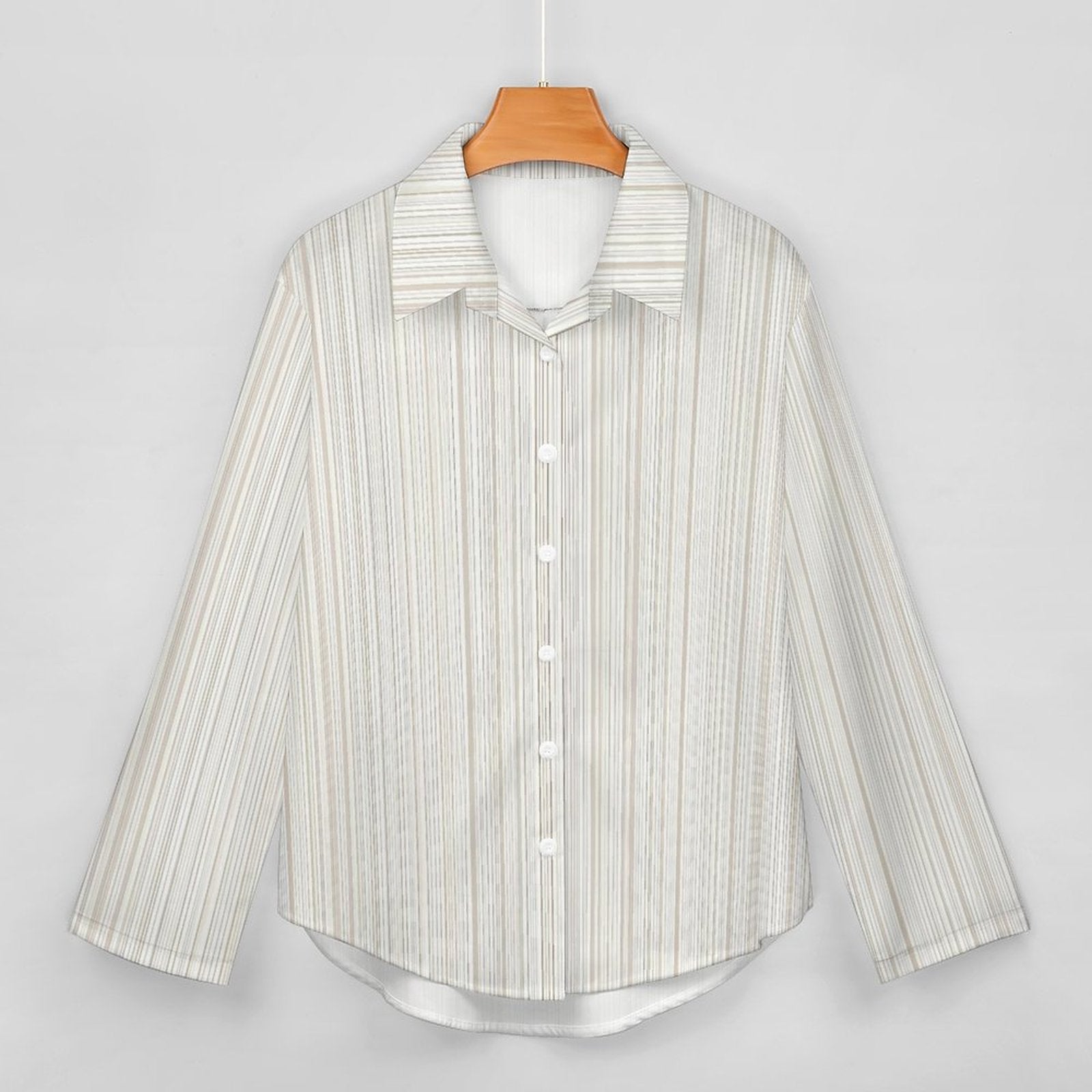 Chemise à ourlet asymétrique imprimée – légère & chic | Big Smiles | Grandes tailles S–8XL - Big Smiles All Sizes