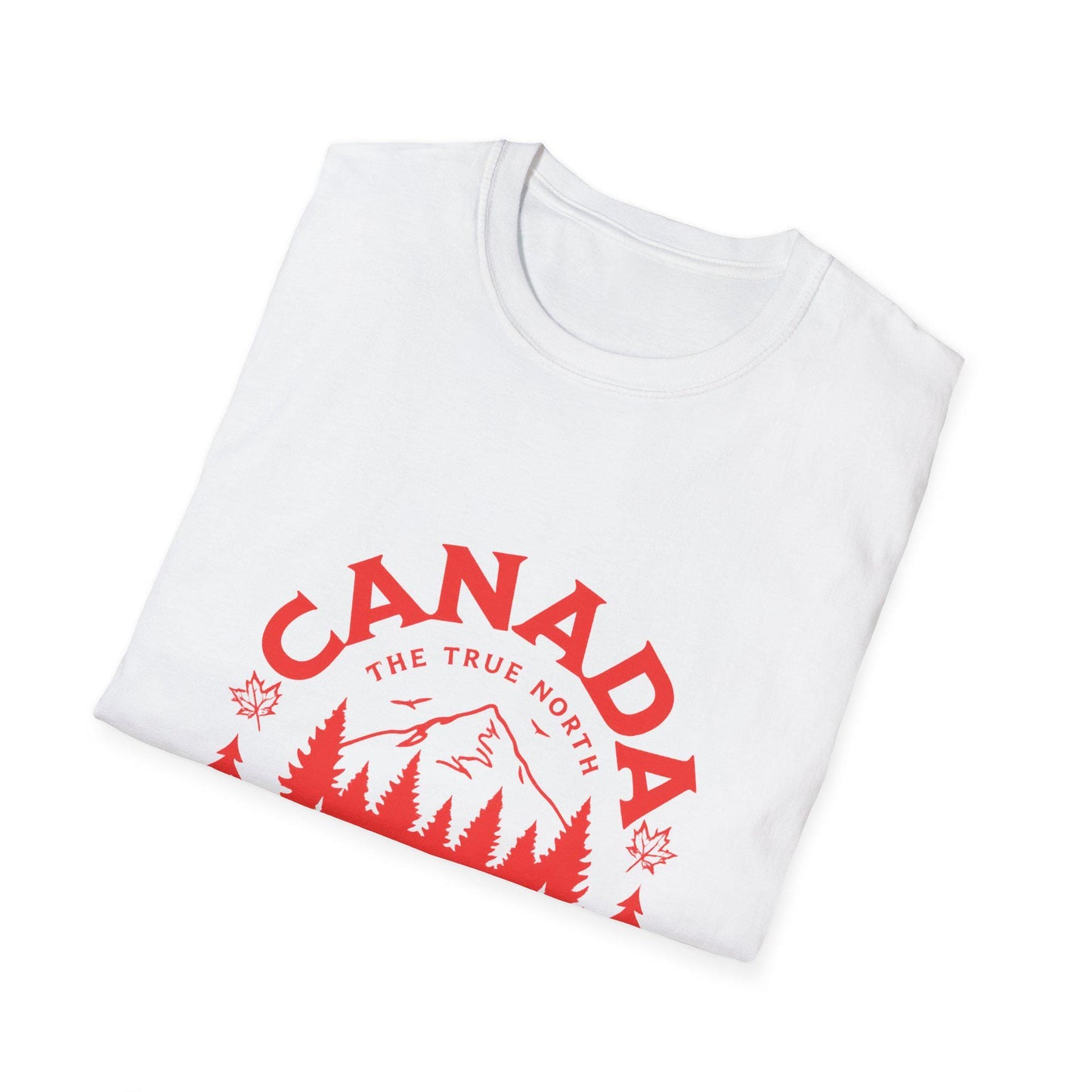 Camiseta unisex "Canadá Fuerte y Libre" - Algodón ligero hilado en anillo, orgullo canadiense, tallas XS-5XL