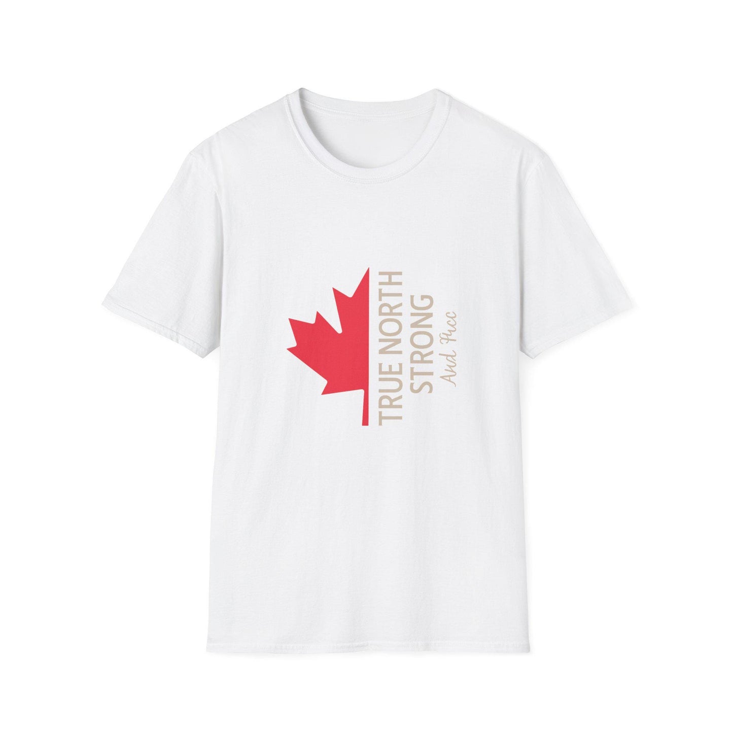 Camiseta unisex True North Strong – Tejido suave hilado en anillo, orgullo canadiense, tallas XS-5XL