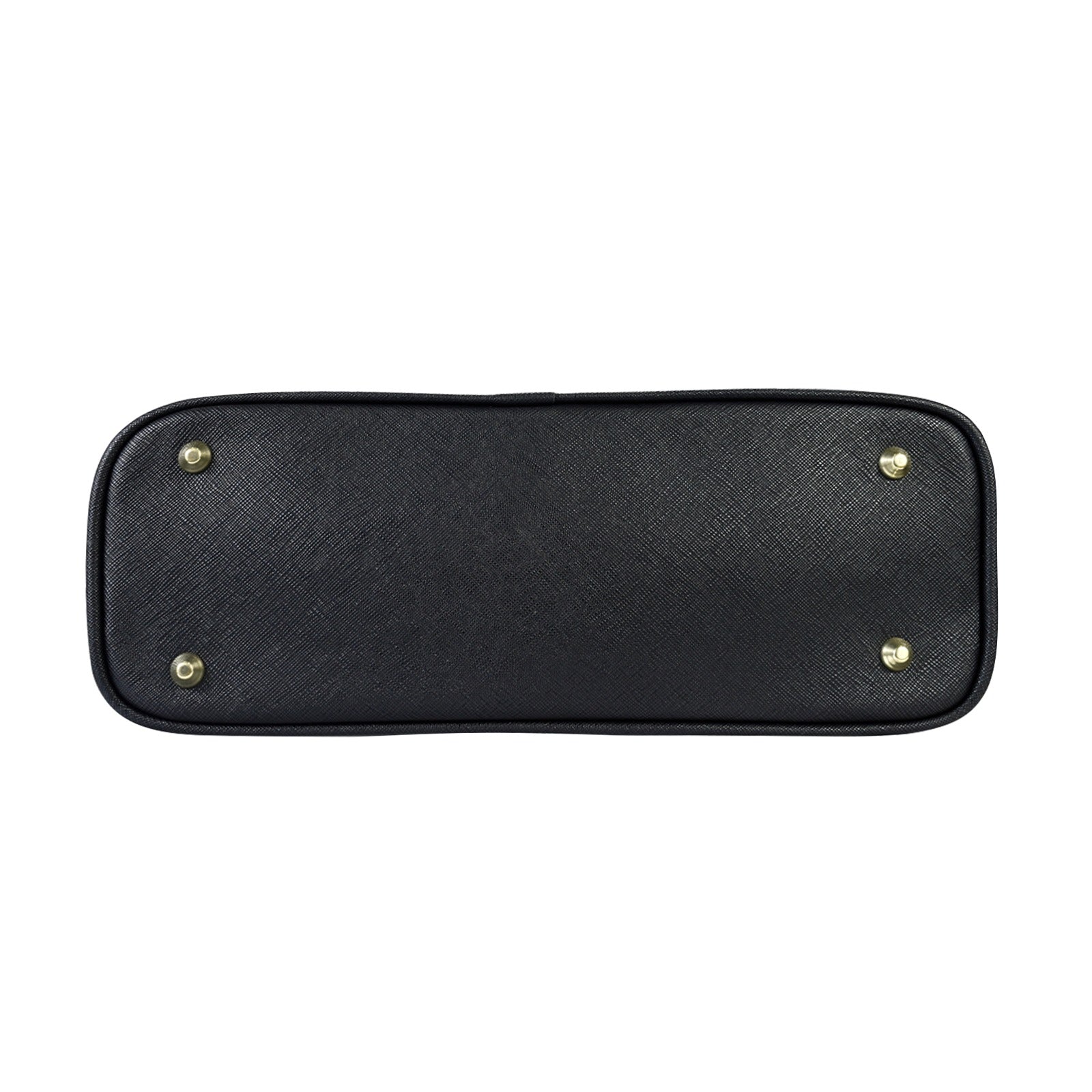 Sac cabas en cuir vegan noir et beige – Élégance urbaine et contraste raffiné - Big Smiles All Sizes