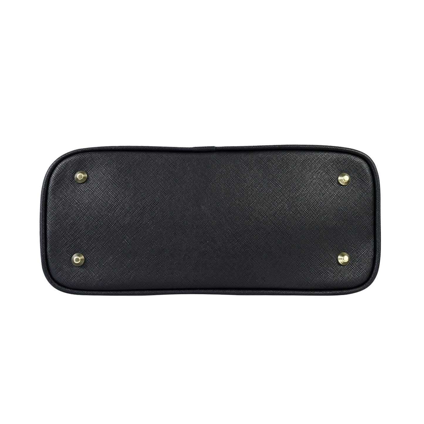 Sac cabas en cuir vegan rouge et noir – Élégance contrastée et style urbain - Big Smiles All Sizes