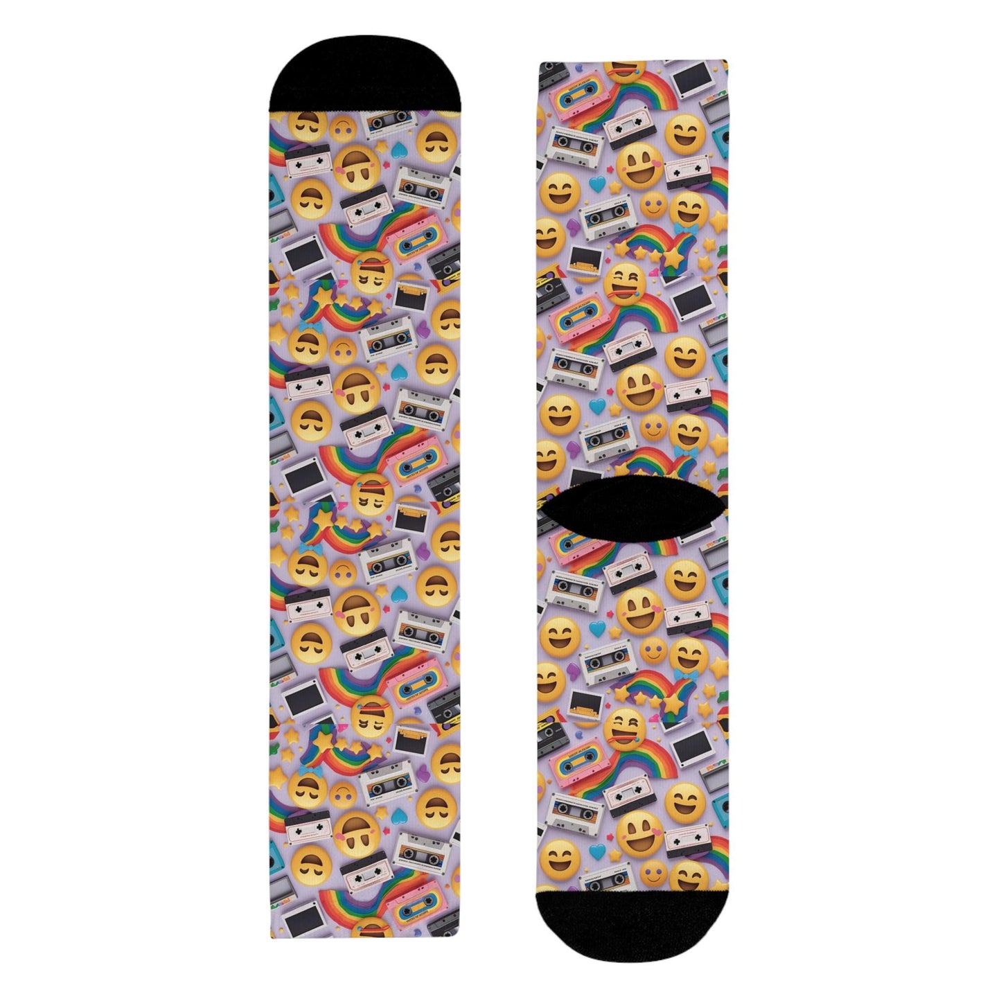 Chaussettes Emoji | Chaussettes Fantaisie Expressives | Cadeau Coloré et Amusant pour Tous Âges | Pieds Heureux |Chaussettes Colorées et Fun