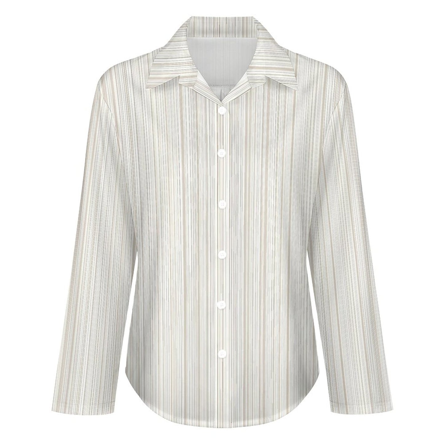 Chemise à ourlet asymétrique imprimée – légère & chic | Big Smiles | Grandes tailles S–8XL - Big Smiles All Sizes