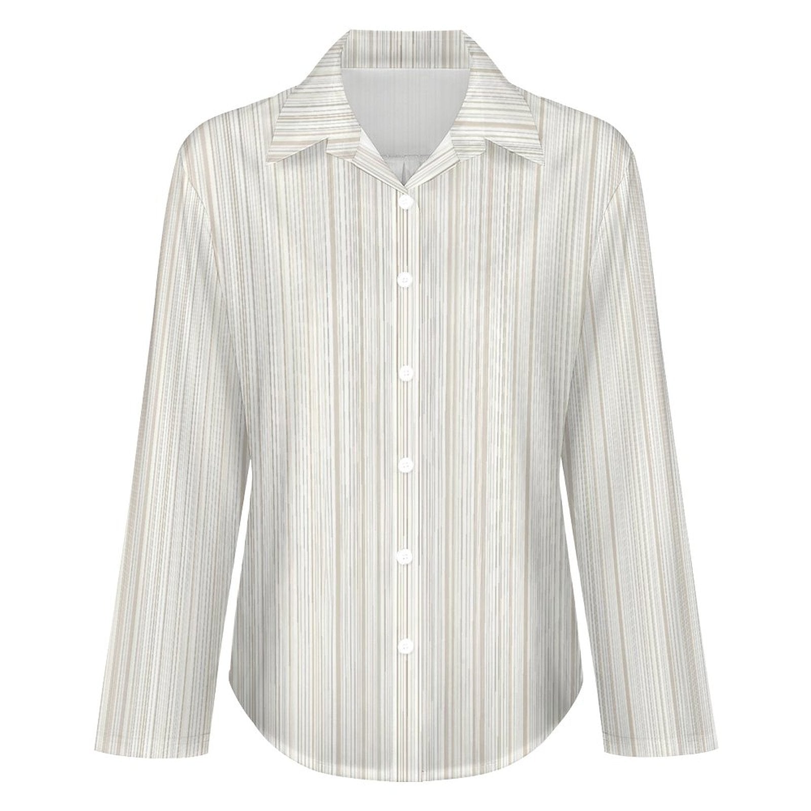 Chemise à ourlet asymétrique imprimée – légère & chic | Big Smiles | Grandes tailles S–8XL - Big Smiles All Sizes