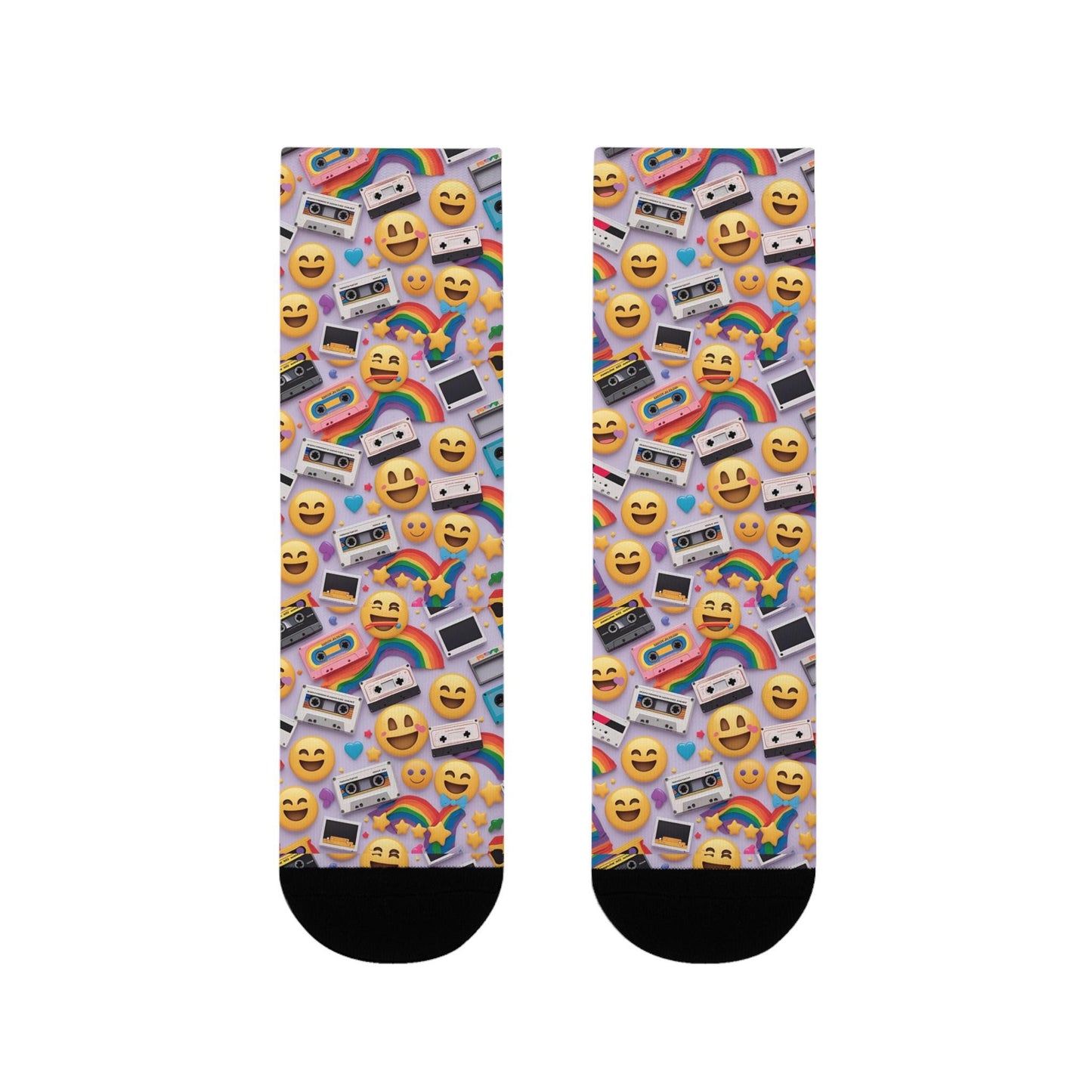 Chaussettes Emoji | Chaussettes Fantaisie Expressives | Cadeau Coloré et Amusant pour Tous Âges | Pieds Heureux |Chaussettes Colorées et Fun