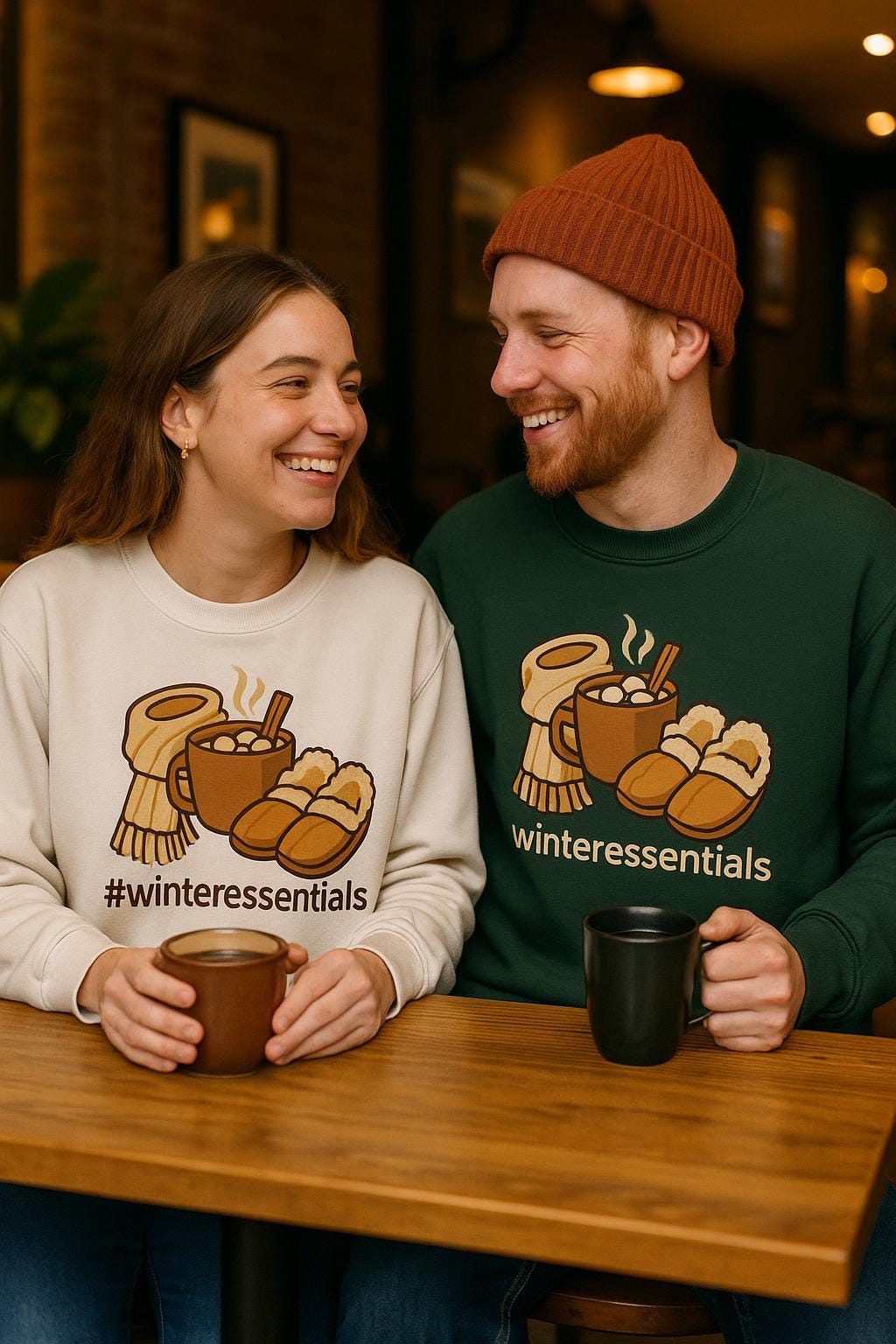 tailles S - 5XL Sweat Winter Essentials | Pull Cozy Unisexe pour Hiver et Cadeau de Noël,