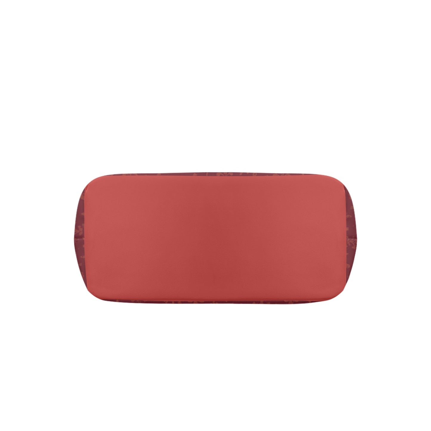 Sac cabas en cuir vegan bordeaux – Élégance florale, porté main ou bandoulière - Big Smiles All Sizes