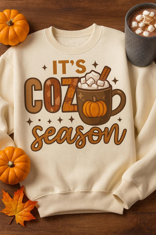 tailles S - 5XL Sweat-shirt Cozy Season | Unisexe Grande Taille Heavy Blend | Mode automne, cadeau, chaleur et confort,