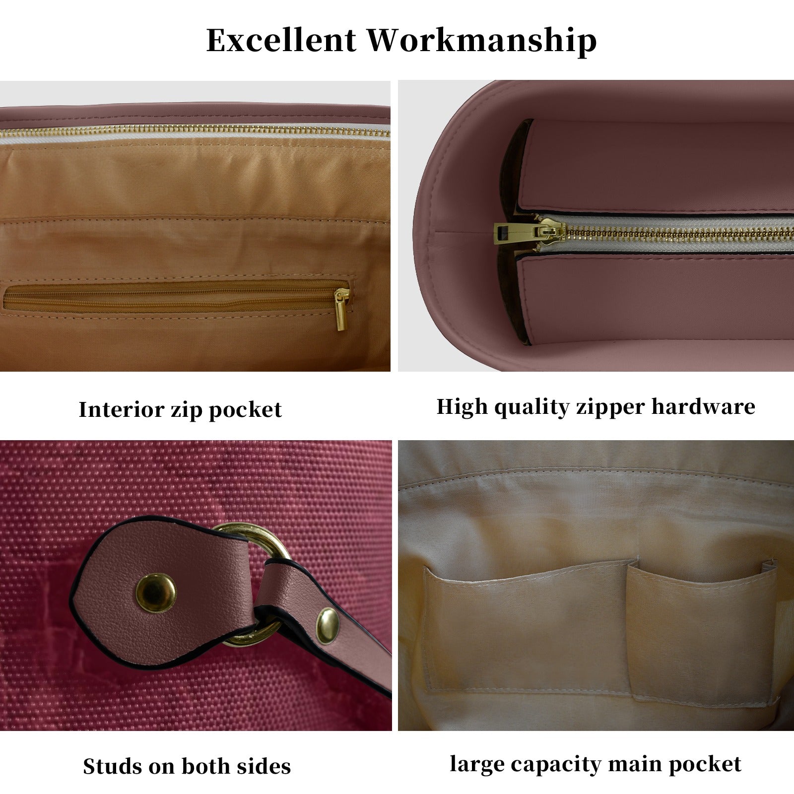 Sac cabas en toile imperméable bordeaux – Élégance texturée et design patchwork - Big Smiles All Sizes