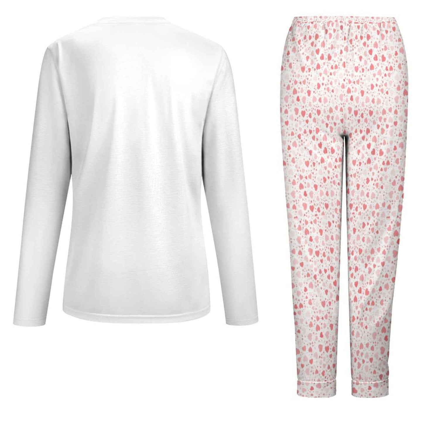 Pyjama « February Cat & Hearts » – Ensemble 2 pièces XS à 6XL | Big Smiles