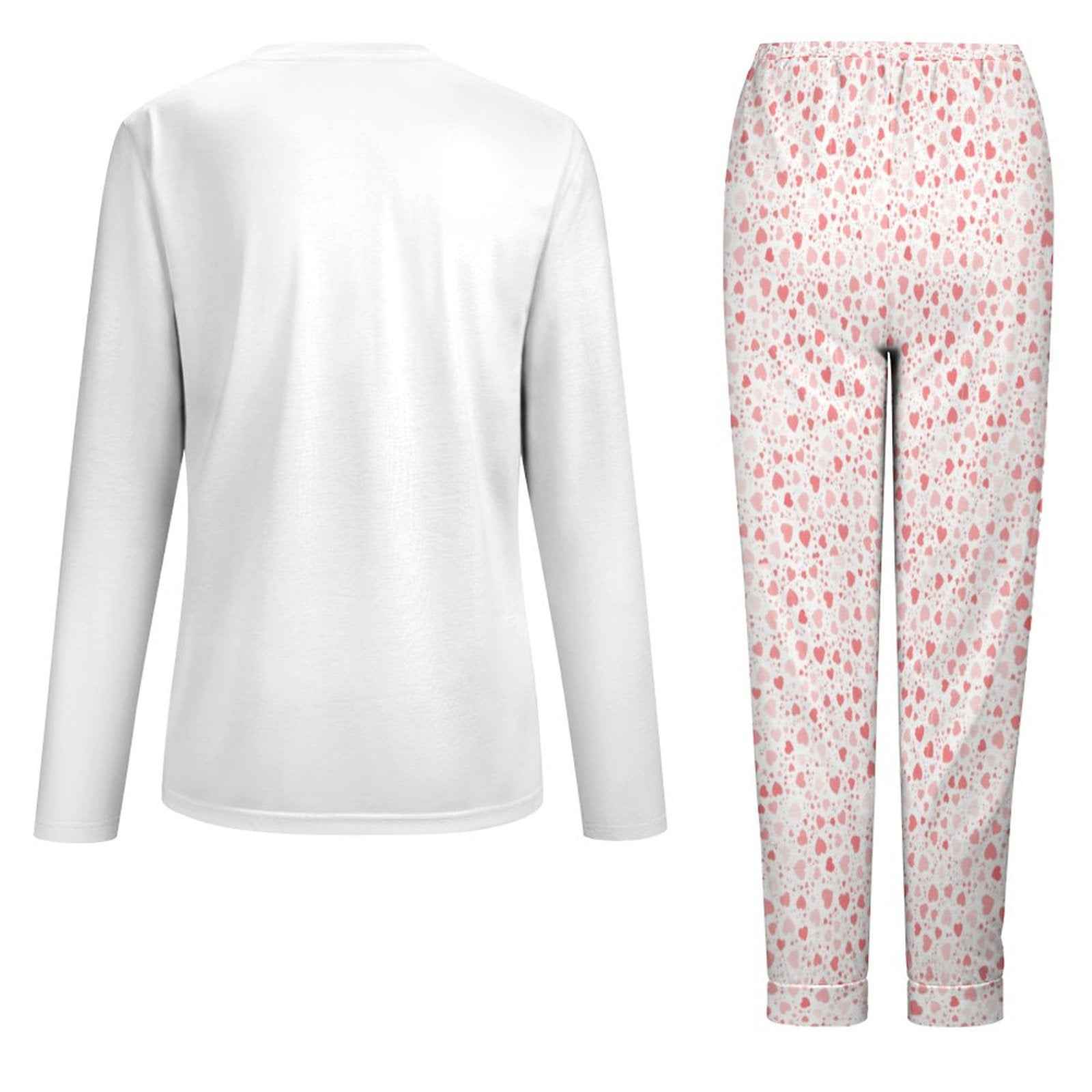 Pyjama « February Cat & Hearts » – Ensemble 2 pièces XS à 6XL | Big Smiles