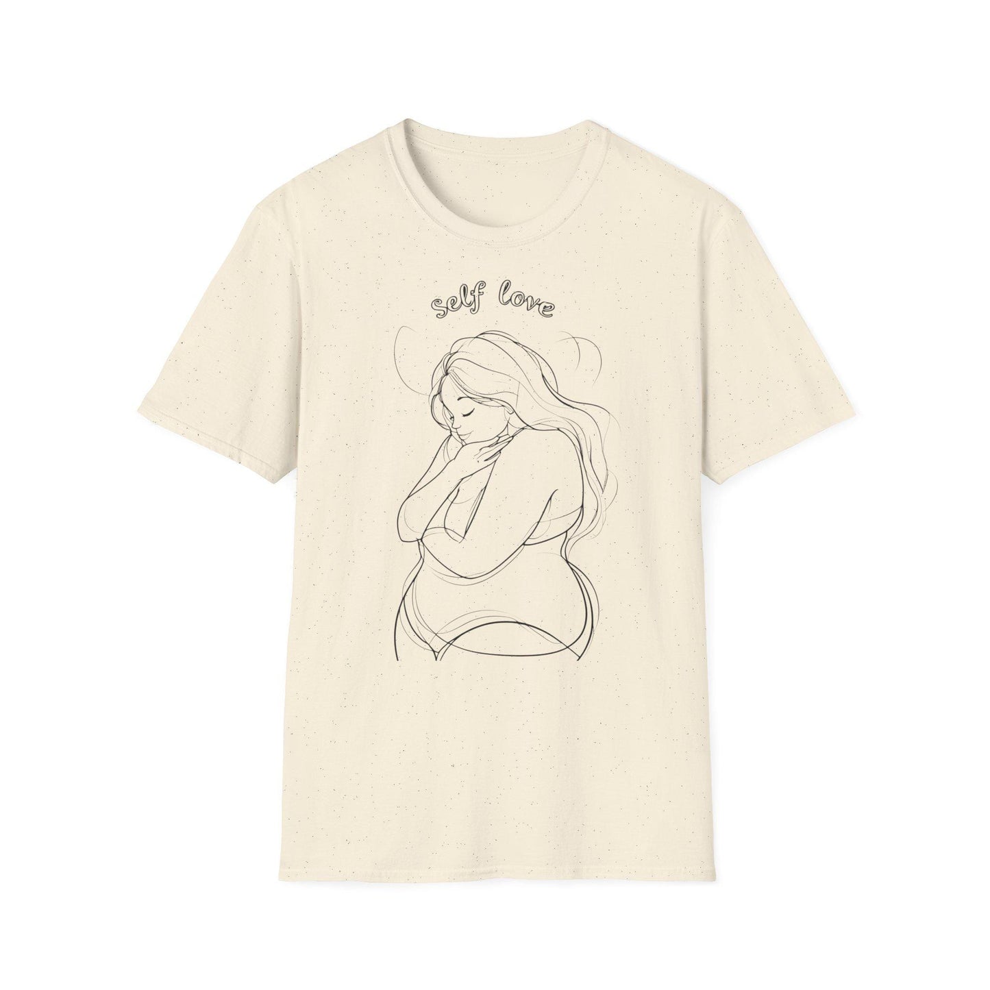 Camiseta unisex de algodón suave "Self-Love" - ​​Body Positive, tallas XS a 4XL