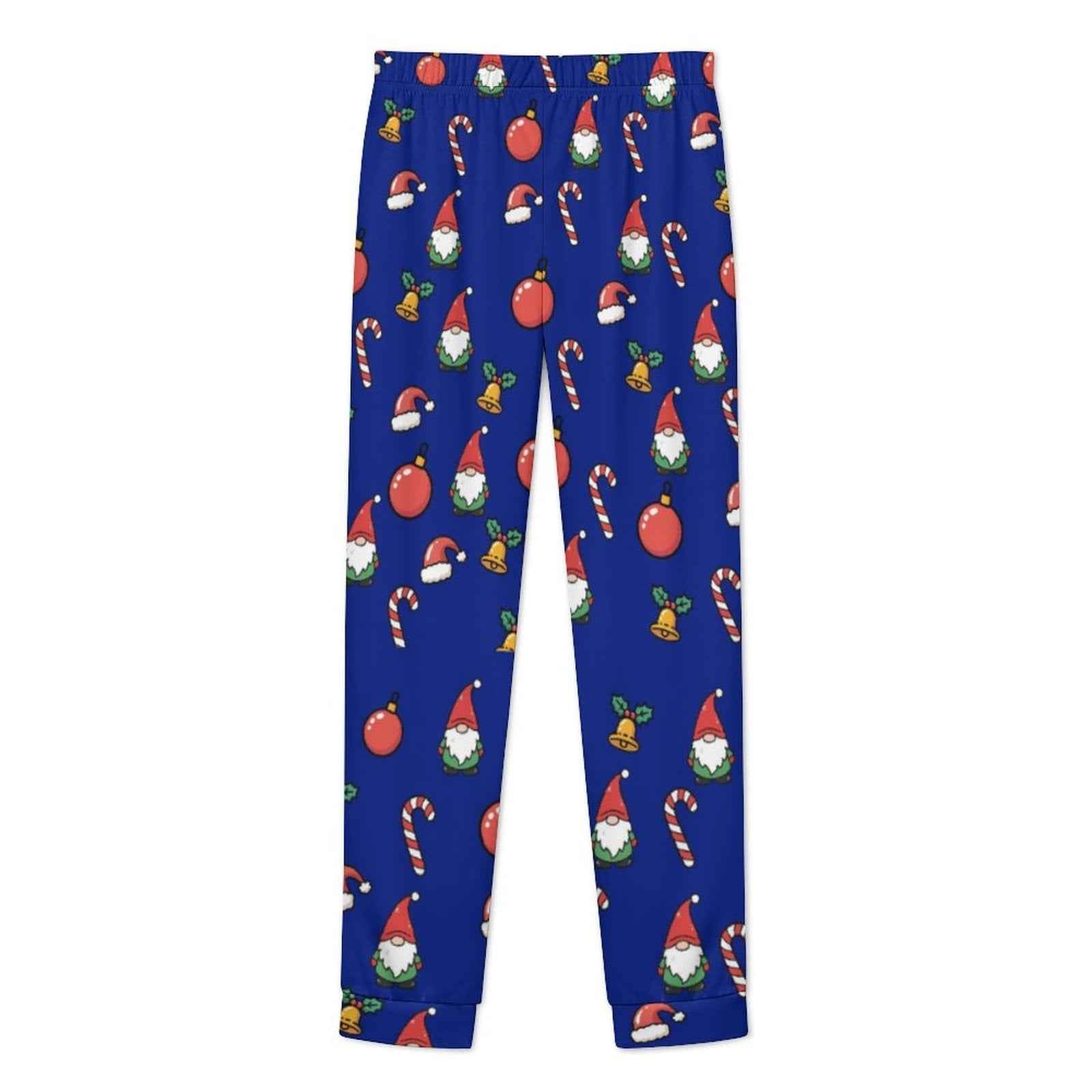 Pyjama de Noël « Sapin, Lutins & Cadeaux » – Ensemble 2 pièces XS à 6XL | Big Smiles