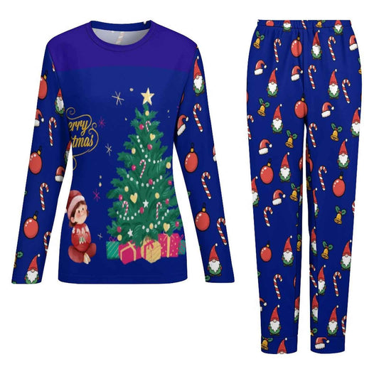 Pyjama de Noël « Sapin, Lutins & Cadeaux » – Ensemble 2 pièces XS à 6XL | Big Smiles