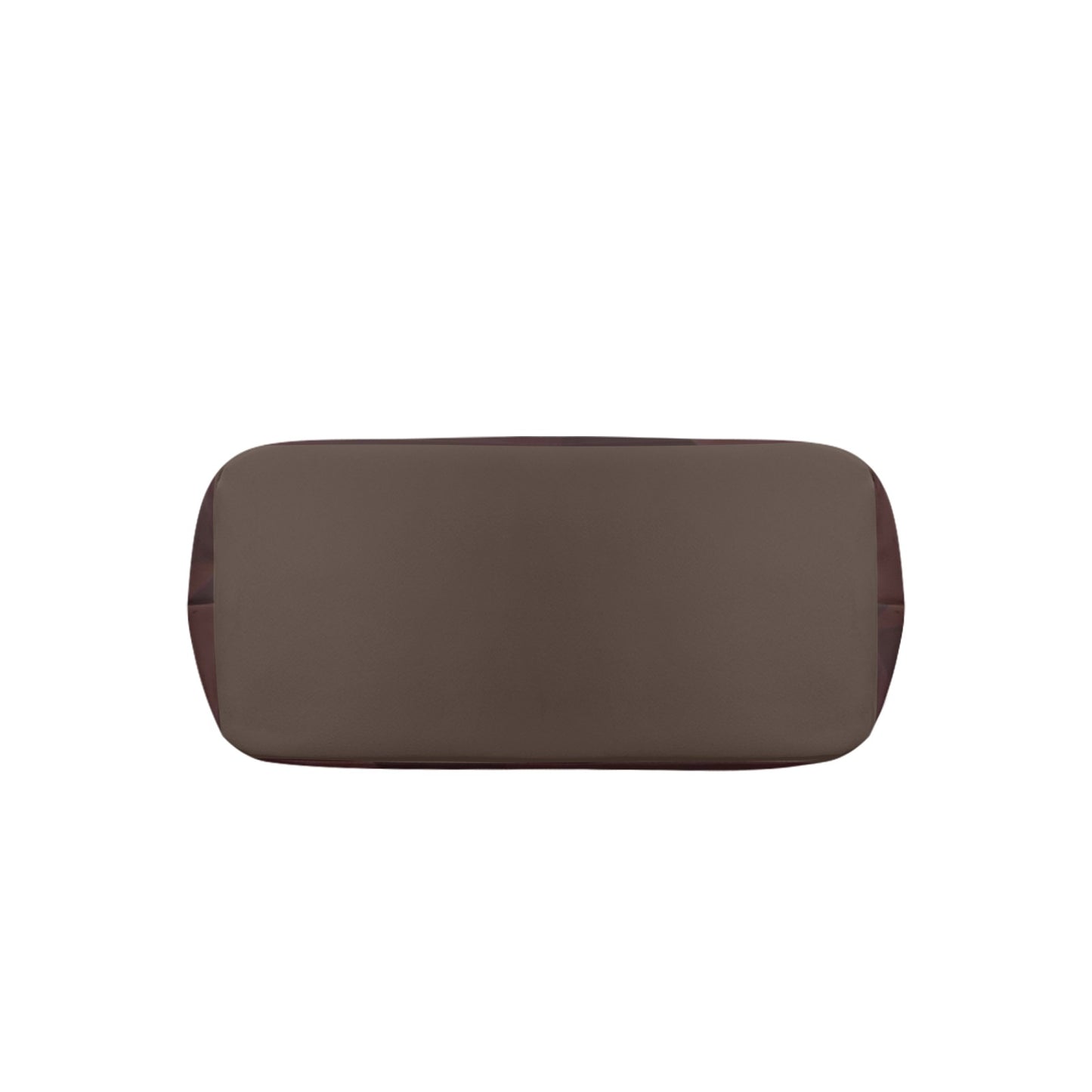 Sac cabas en cuir vegan marron – Élégance géométrique, porté main ou bandoulière - Big Smiles All Sizes