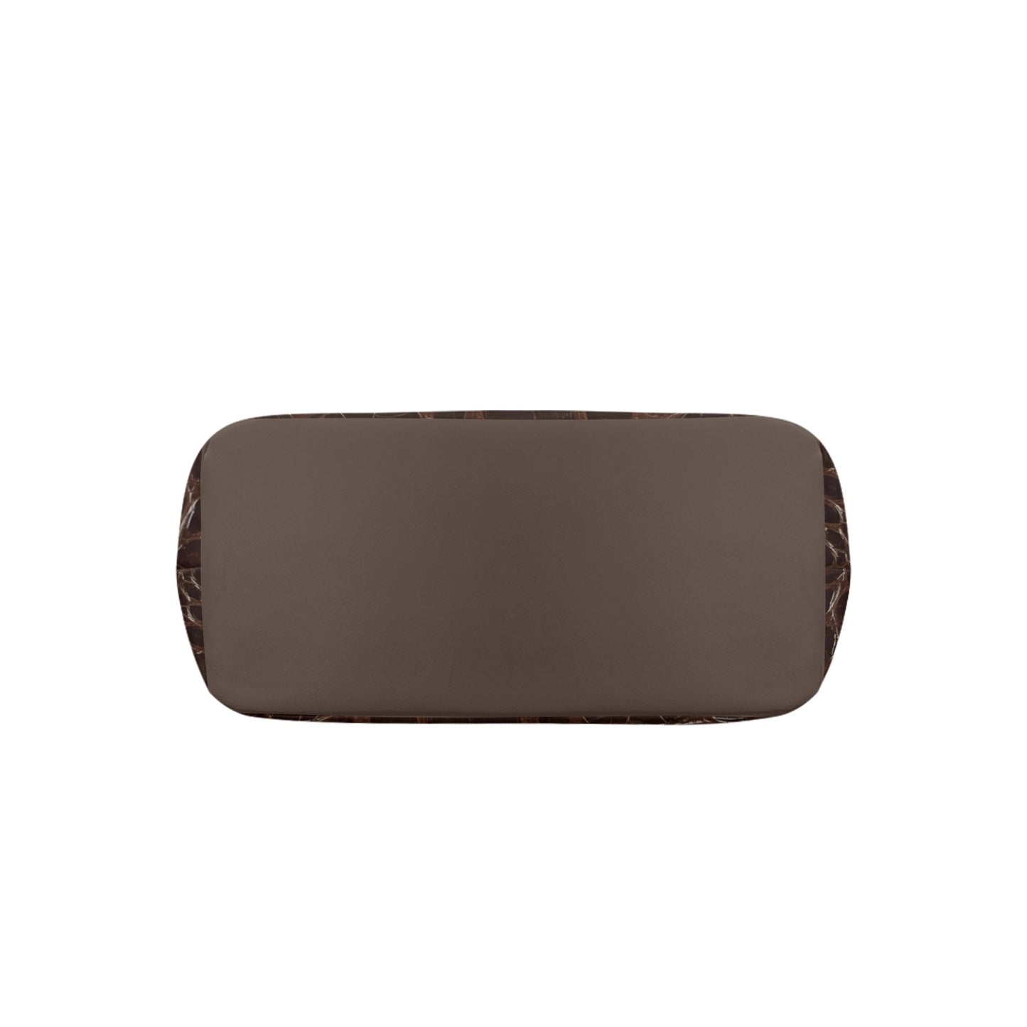 Sac cabas en cuir vegan marron – Design croco chic et allure sophistiquée - Big Smiles All Sizes