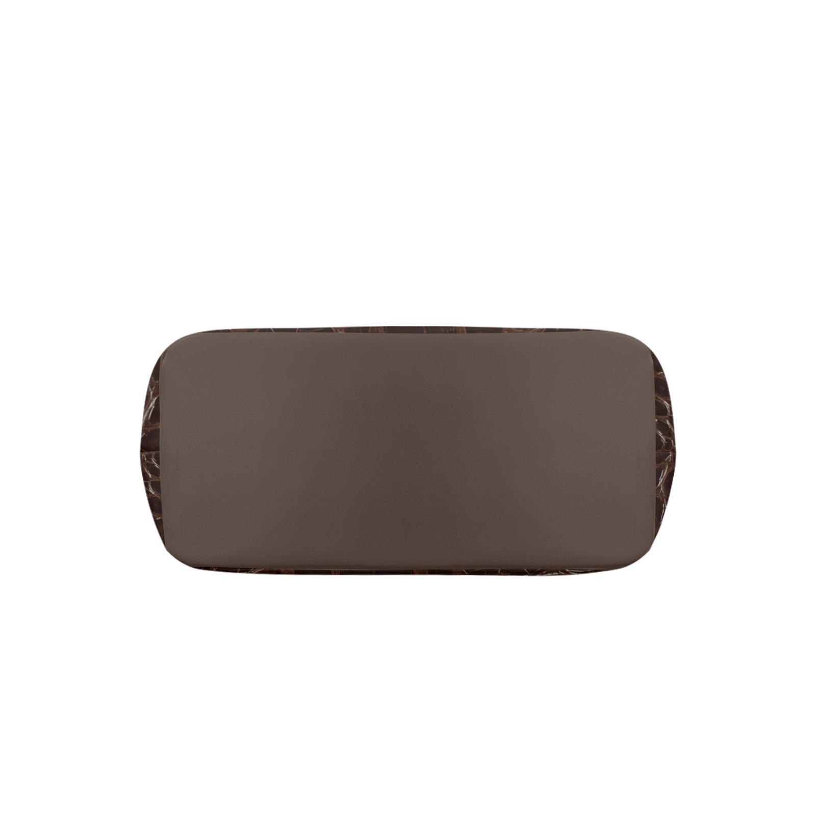 Sac cabas en cuir vegan marron – Design croco chic et allure sophistiquée - Big Smiles All Sizes